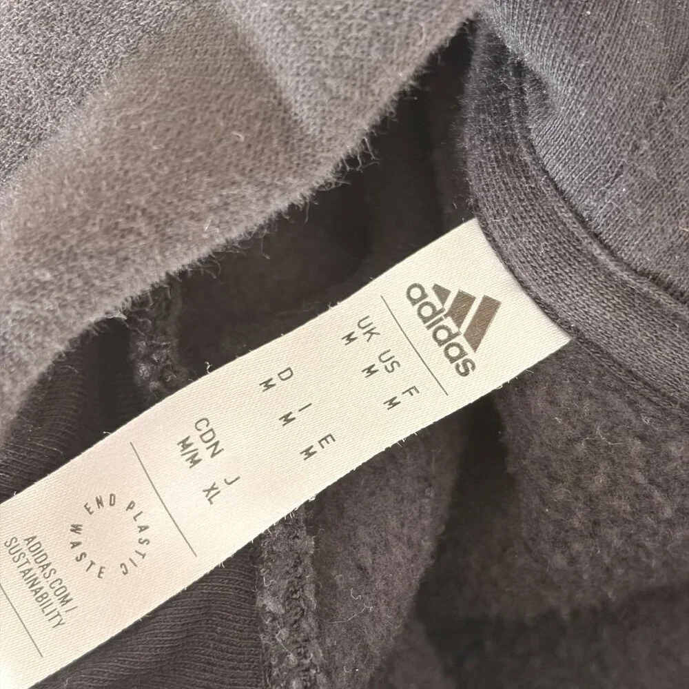 Adidas Men's Essentials Giant Logo Fleece Hoodie